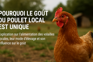 Pourquoi le goût du poulet local est unique